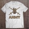 British Army Emblem, European Military Subdued Olive Tee