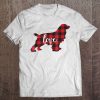 Buffalo Plaid Cocker Spaniel Mom Love Tee