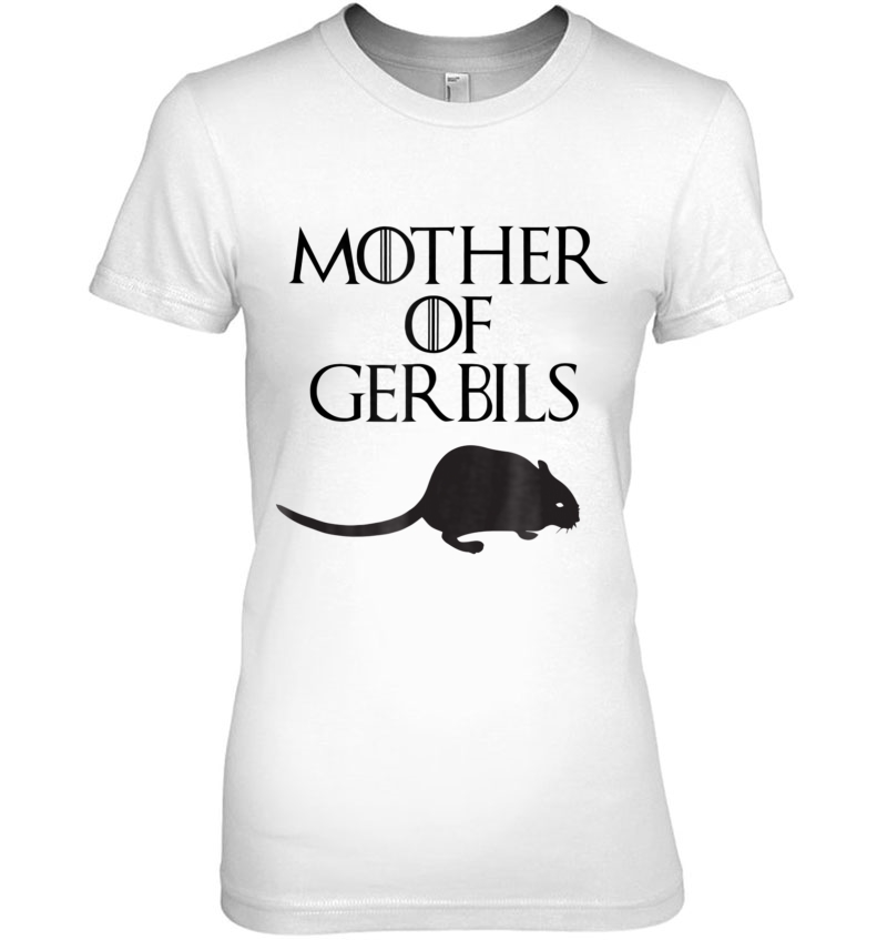 Cute & Unique Black Mother Of Gerbil E010426 Ladies Tee