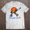 Funny Dabbing Basketball Ball 6Th Birthday Boy 6 Years Old Tee