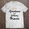 Grandmom Of The Birthday Princess Matching Family Tee