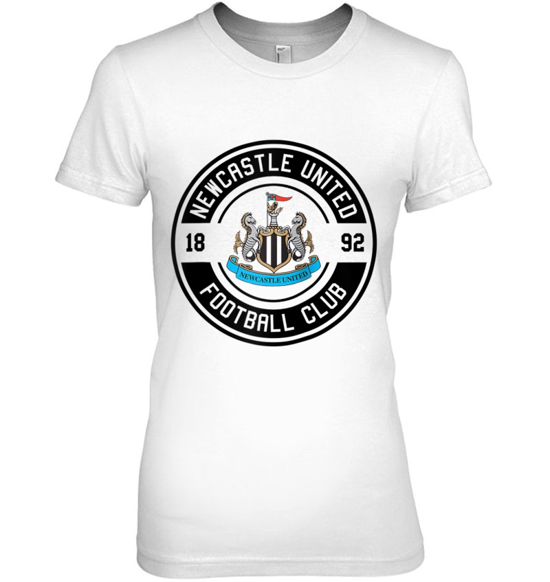 Newcastle United Core Crest Raglan Baseball Tee Hoodie