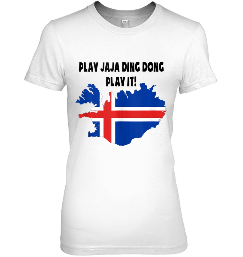 Play Jaja Ding Dong Iceland Euro Tank Top Ladies Tee