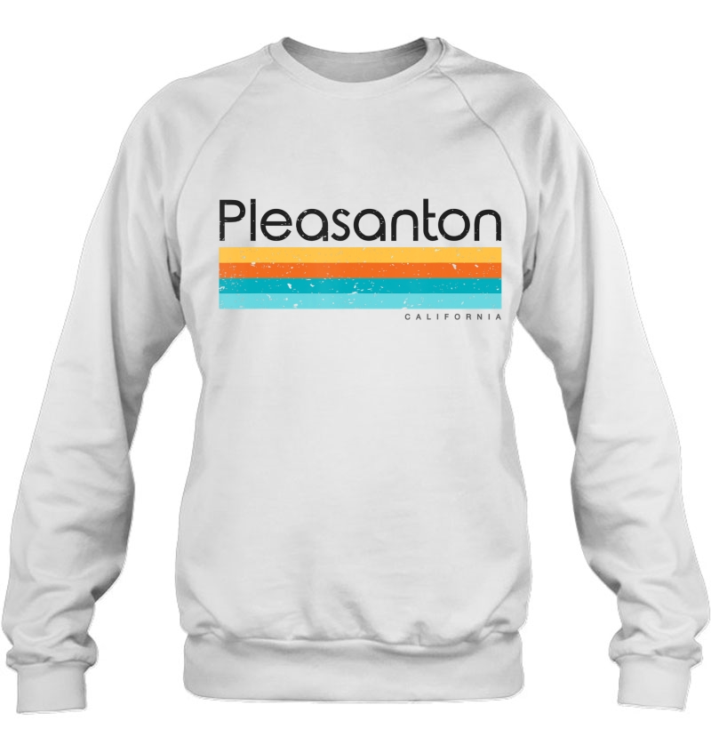 Vintage Pleasanton California Ca Retro Design Sweatshirt
