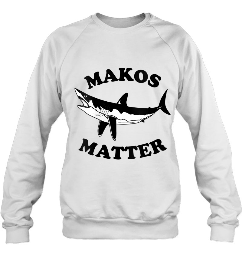 Womens Makos Matter Ocean Conservation Mako Shark V-Neck Mugs