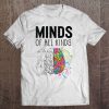 Womens Neurodiversity Brain V-Neck Tee