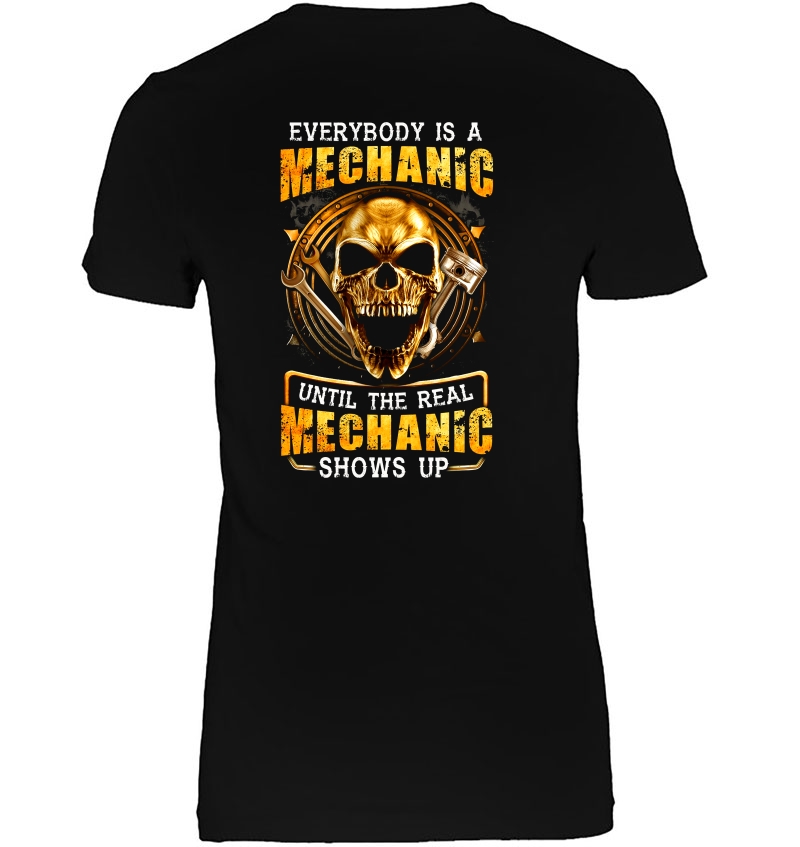 Everybody Is A Mechanic Until The Real Mechanic Shows Up Skull Version Hoodie