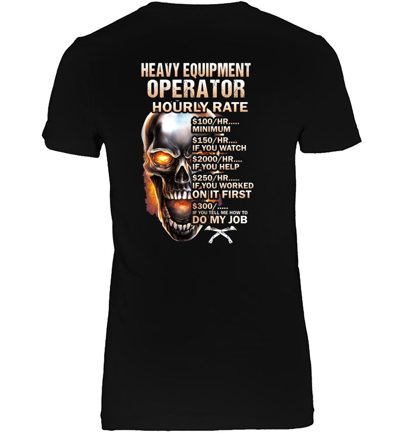 Heavy Equipment Operator Hourly Rate Hoodie