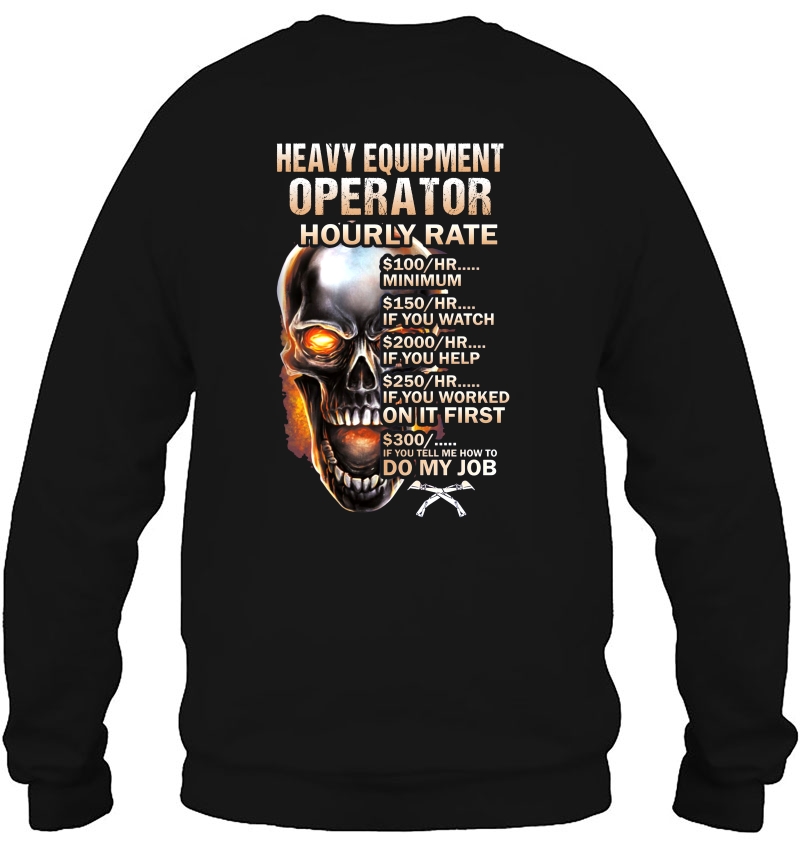 Heavy Equipment Operator Hourly Rate Mugs