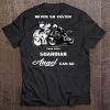 Never Go Faster Than Your Guardian Angel Can Go Motorcycle Racing Tee