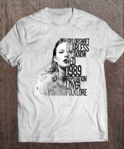 Taylor Swift Fearless Speak Now Red 1989 Reputation Lover Folklore Tee