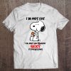 I'm Not Fat I'm Just So Freakin' Sexy It Overflows Snoopy Version Tee