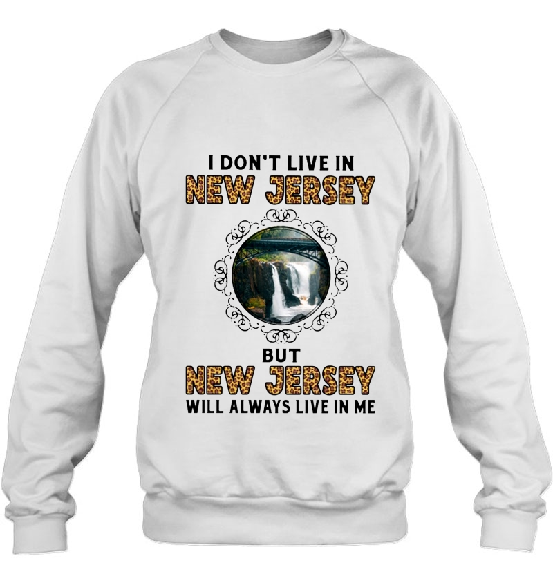 I Don't Live In New Jersey But New Jersey Will Always Live In Me Leopard Version Mugs