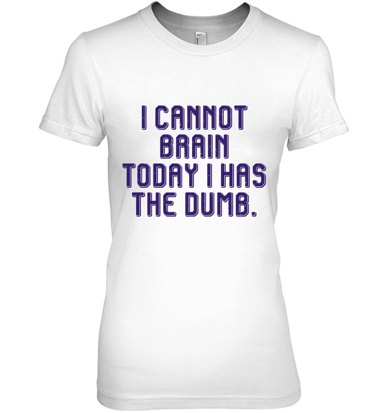 I Cannot Brain Today I Has The Dumb Hoodie