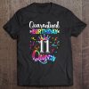 11Th Quarantine Birthday Queen With Art Tie Dye For Girls Tank Top Tee