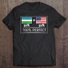 50 Uzbekistan 50 Usa Flags 100 Perfect Uzbekistani Tshirt Tee