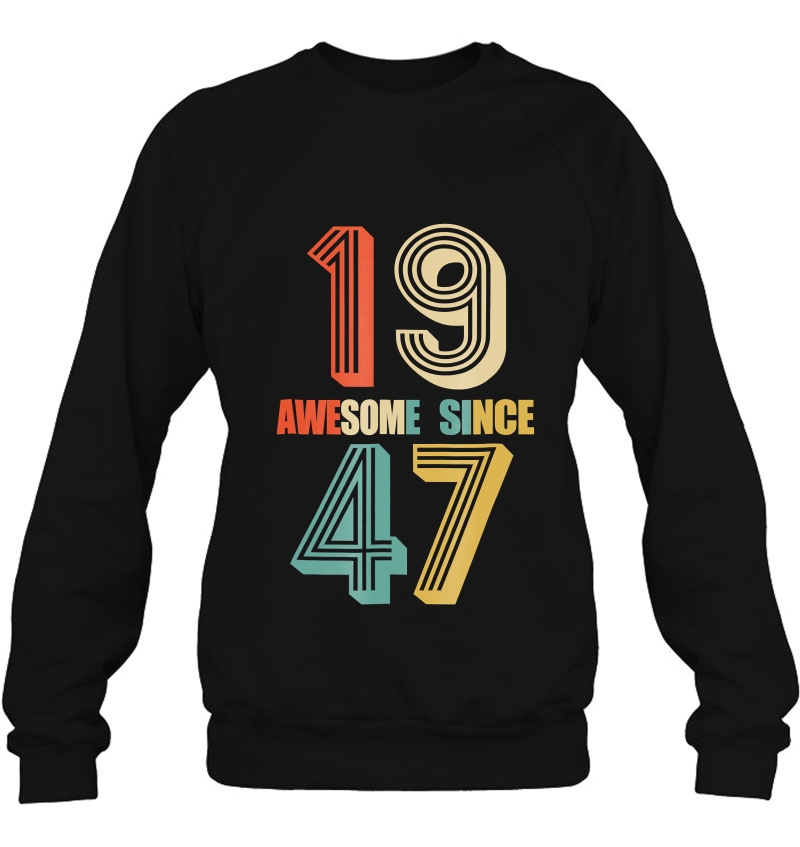 Awesome Since 1947 71 Yrs Old Bday 71St Birthday Tee Mugs