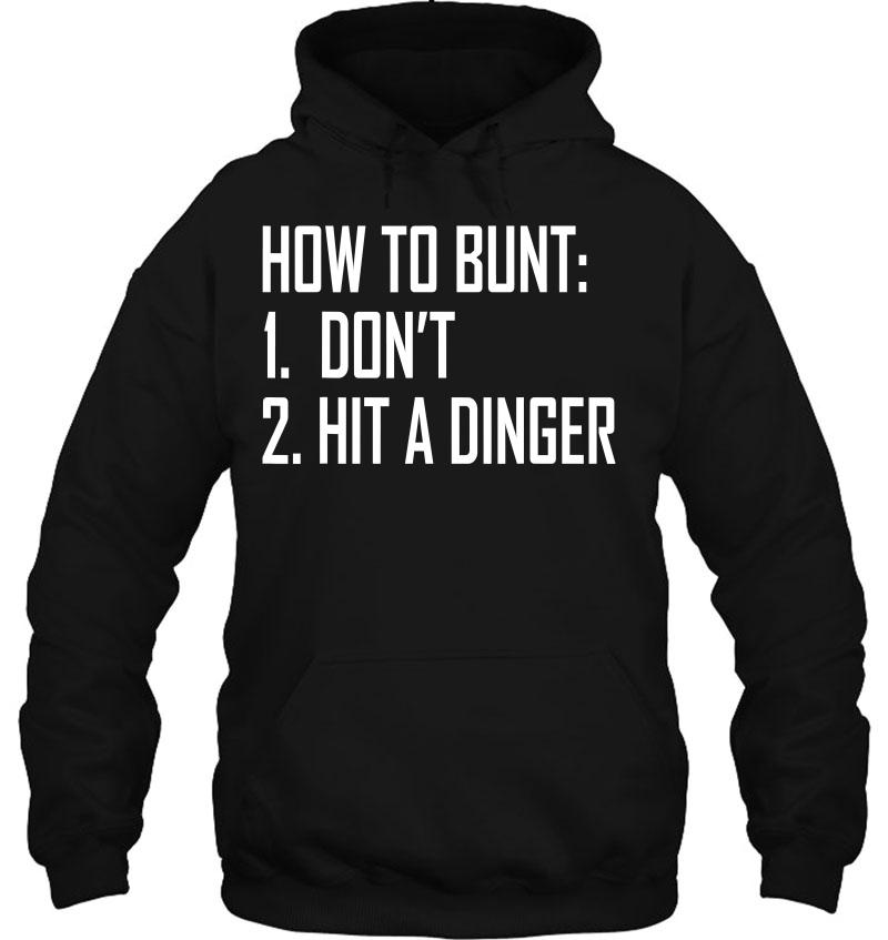 Baseball Tee - How To Bunt Don