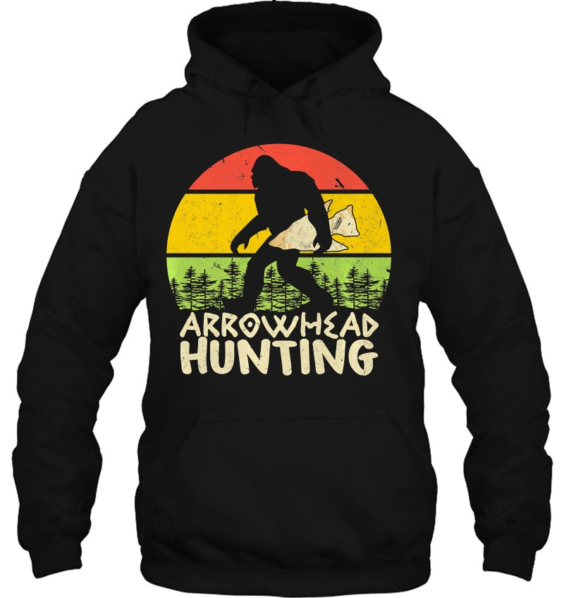 Bigfoot Arrowhead Hunting Tshirts Retro Vintage Artifacts Premium Mugs