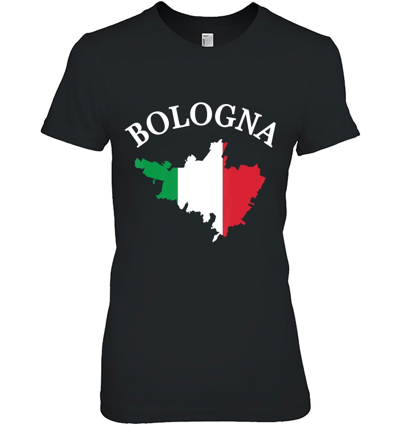 Bologna City Italy Bolognesi Bolognese Map Flag Hoodie