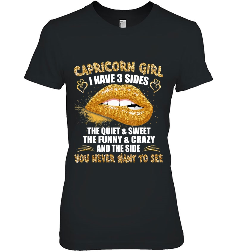 Capricorn Girl I Have 3 Sides Birthday Gift For Capricorn Hoodie