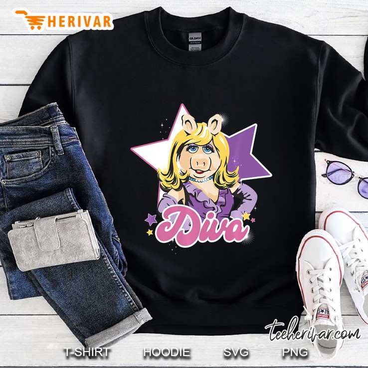 The Muppets Miss Piggy Diva Portrait Premium Sweatshirt