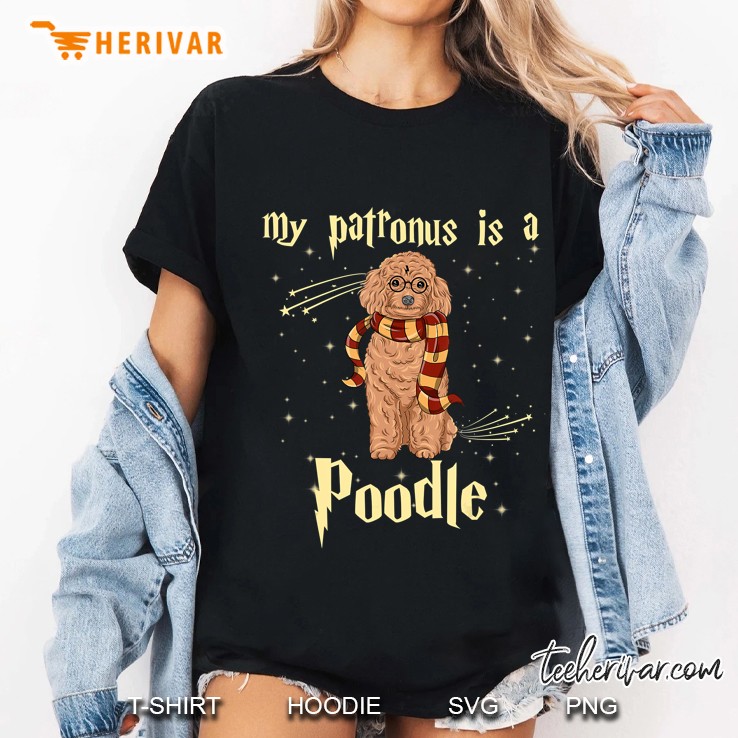 My Patronus Is A Poodle For Dog Lovers Ladies Tee