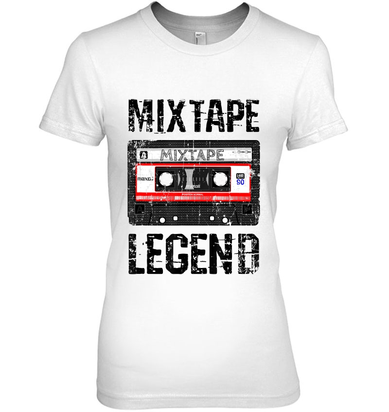 Mixtape Legend Quote Vintage Cassette Music Lover Gift Hoodie