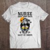 Nurse Sassy Since Birth Salty By Choice Skull (On Back) Tee