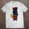 Scotland Tartan Day Scottish Terrier Kilt Drinking Beer Tank Top Tee