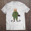 Smileteesanim Cute Bigfoot Wearing Polka Dot Pajamas Tee