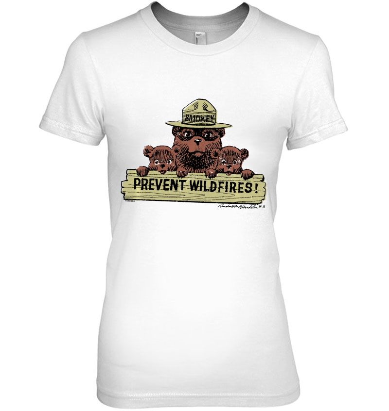 Smokey Bear Prevent Wildfires Sign With Cubs Hoodie