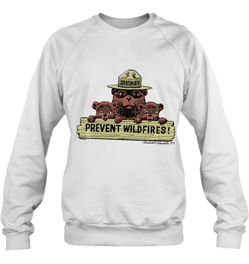 Smokey Bear Prevent Wildfires Sign With Cubs Mugs