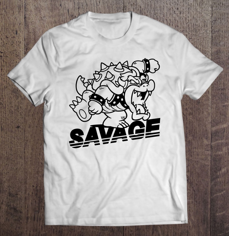 Super Mario Savage Bowser Shirt