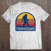 Tennessee Retro Surf Style Bigfoot Sasquatch Graphic Tee