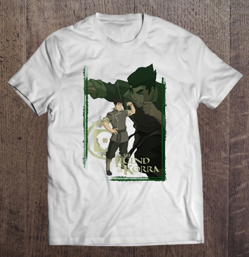 The Legend Of Korra Bolin Earthbender Portrait Shirt