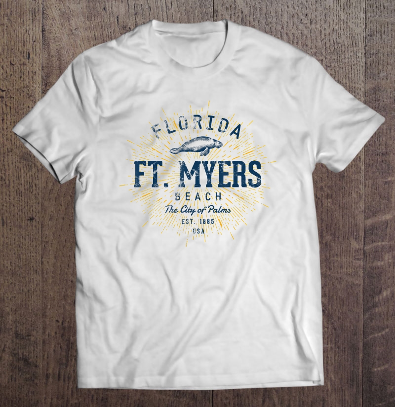 Vintage Retro Fort Myers Beach Shirt