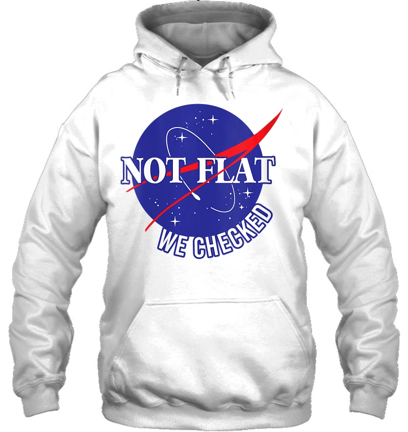 Womens Not Flat We Checked V-Neck Mugs