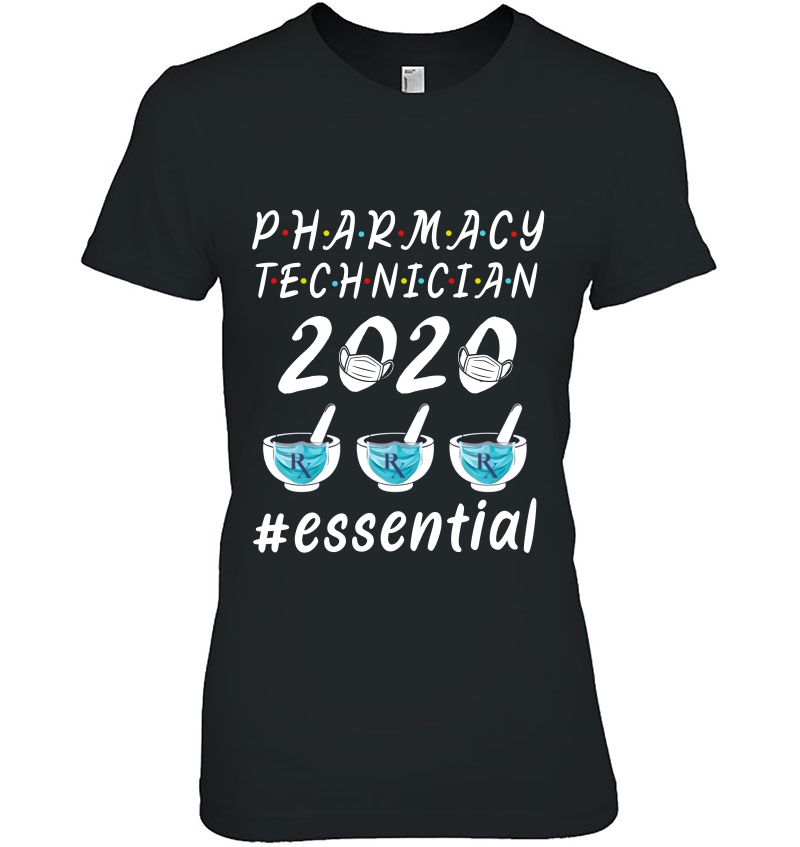 Pharmacy Technician 2020 #Essential Wear Mask Hoodie