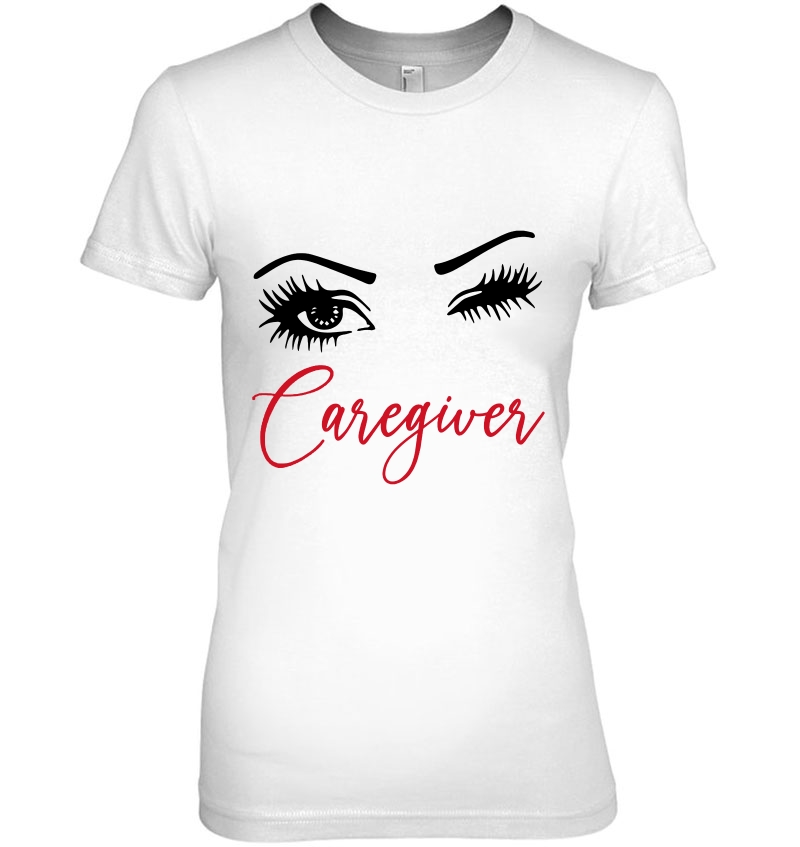 Caregiver Eyes Eyelash Version Hoodie