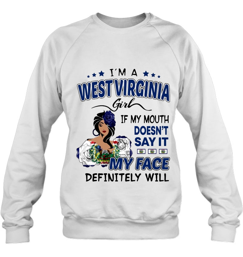 I'm A West Virginia Girl If My Mouth Doesn't Say It My Face Definitely Will Betty Boop Version Mugs