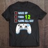 12 Years Old Boy Gamer Birthday Party 12Th Birthday Gift Tee