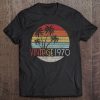 50 Years Old Gift Vintage 1970 Sunset Palm Tree 50Th Birthday Tee