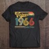 54 Years Old Gift Vintage 1966 Limited Edition 54Th Birthday Tee