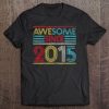 5Th Birthday Gifts - Awesome Since 2015 Ver2 Tee