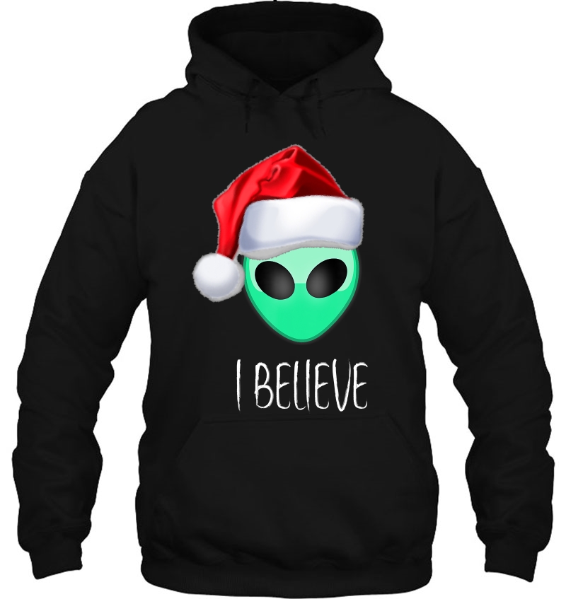 Alien Christmas I Believe Santa Hat Ufo Gift Mugs