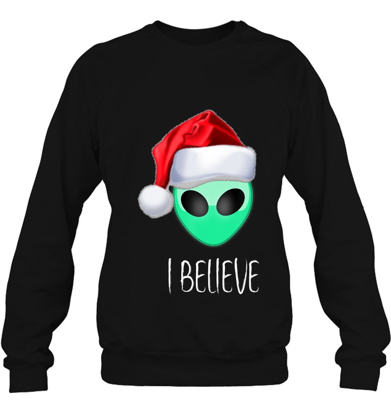 Alien Christmas I Believe Santa Hat Ufo Gift Mugs