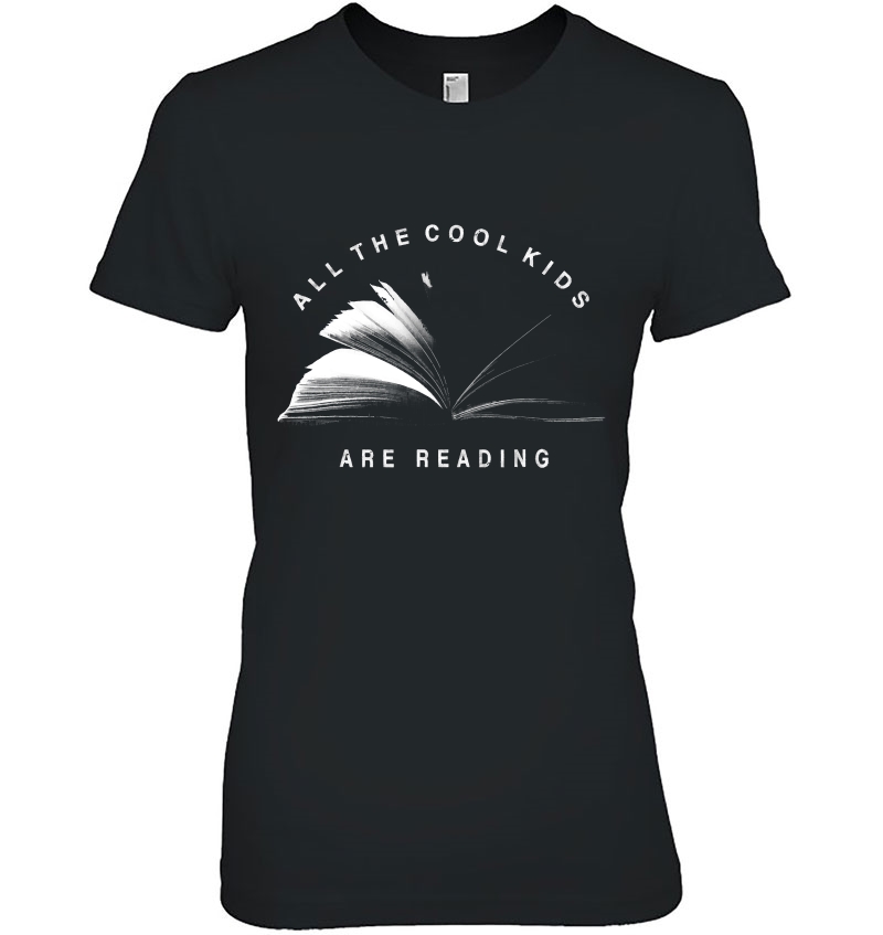 All The Cool Kids Are Reading Book Vintage Retro Sunset Tee Hoodie