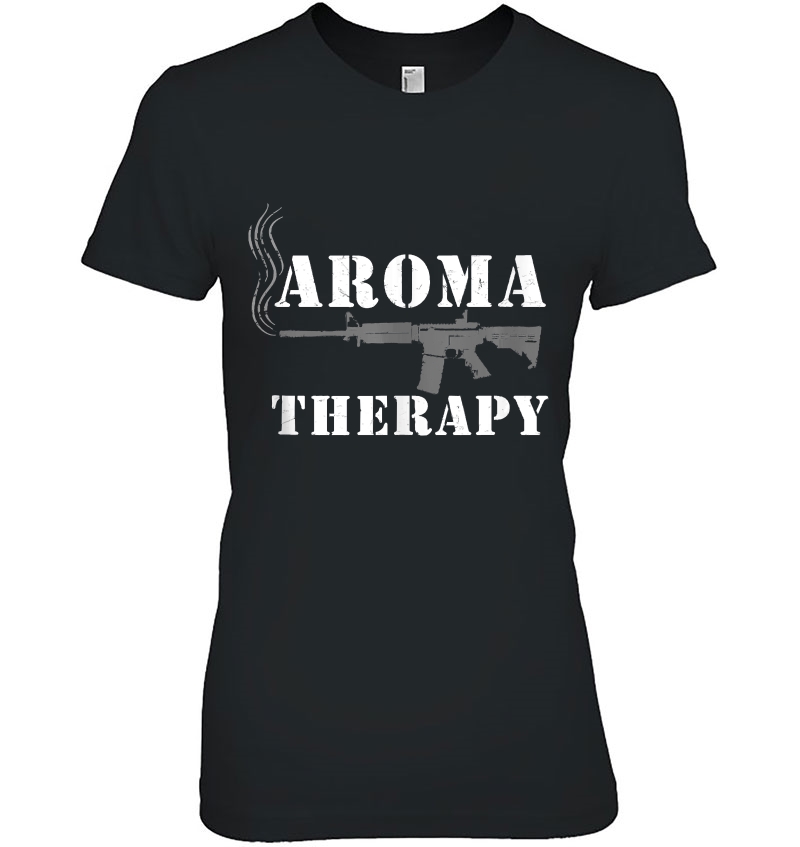 Aroma Therapy, Pro Gun, Second Amendment Gun Lovers Tank Top Ladies Tee