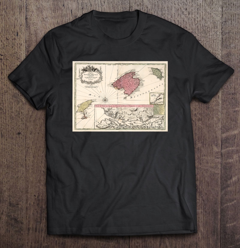 Balearic Islands Map Shirt